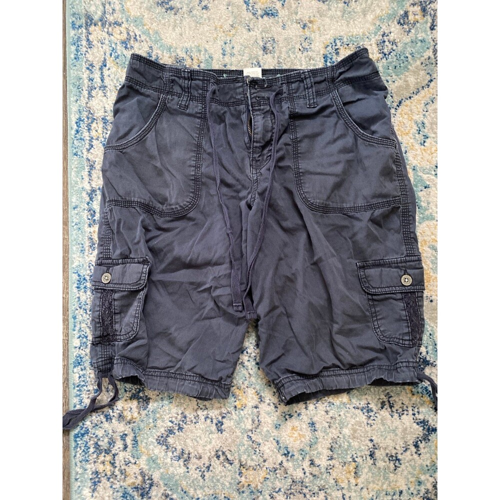 Tie hem cargo shorts